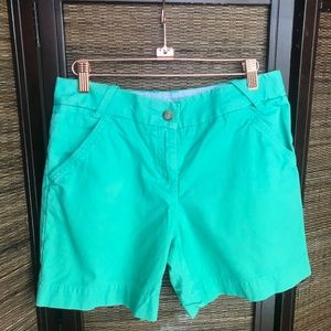 Land's End Aqua Green Preppy Petite Chino Shorts